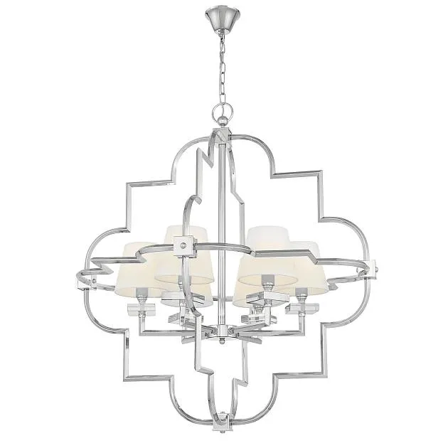 Подвесная люстра Lumina Deco LDP 8020-6 CHR+WT Baltimore Подвесная люстра Lumina Deco LDP 8020-6 CHR+WT Baltimore