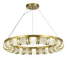 Светильник подвесной Латунь/Прозрачный LED 1*50W ST-Luce SL6011.303.01 ESME