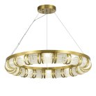 Светильник подвесной Латунь/Прозрачный LED 1*50W ST-Luce SL6011.303.01 ESME