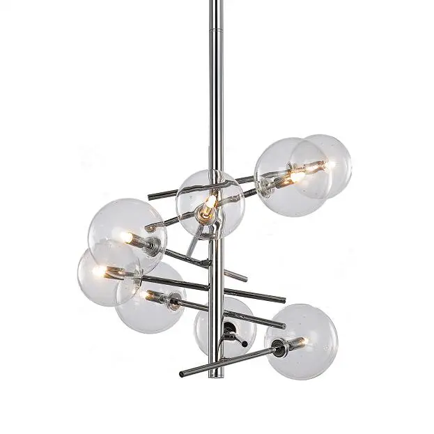 Люстра Delight Collection MX19009070-8A chrome Globe Mobile Люстра Delight Collection MX19009070-8A chrome Globe Mobile