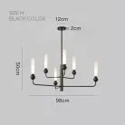 Люстра STENLY Цвет: Черный + Зеленый. Размер: M Lampatron 8157-23103