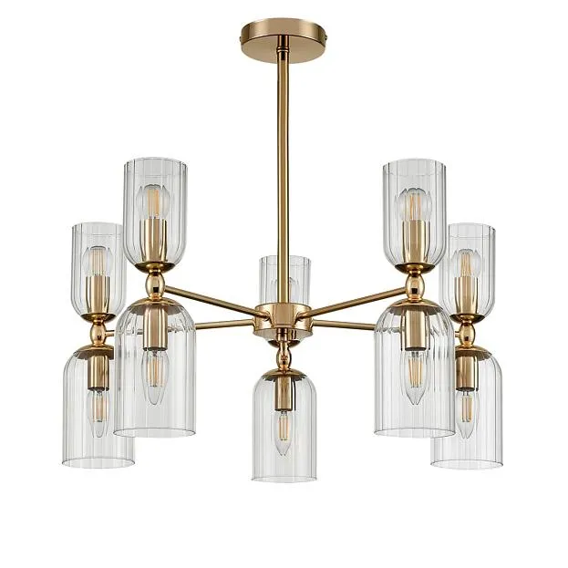 Люстра подвесная E14 10*40W 220V Lumion 6586/10 KASSIA Люстра подвесная E14 10*40W 220V Lumion 6586/10 KASSIA