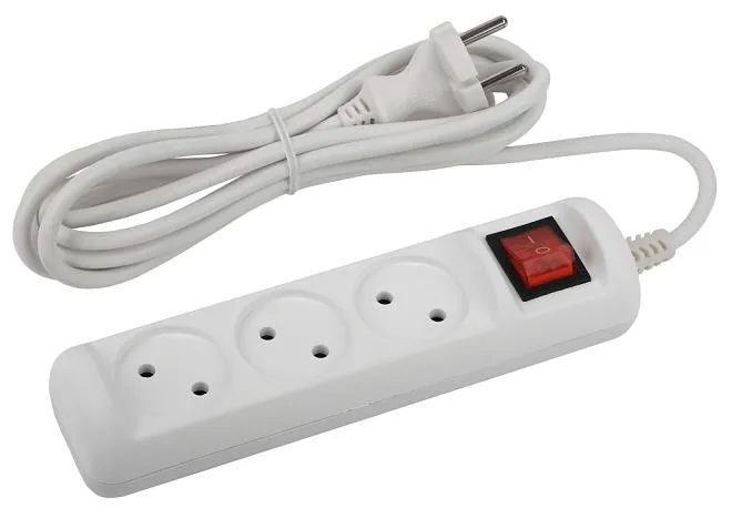 Розеточные блоки, удлинители ЭРА U-3s-3m-2x1