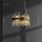 Кольцевые люстры и светильники VALERY 8 ламп Lampatron f-valery-8 6970-19166