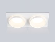 Встраиваемый светильник Ambrella light TN30711/2 WH белый GU5.3/2 182*92*36