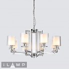 Подвесная люстра iLamp RM6201-8 CR+CL KING
