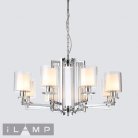 Подвесная люстра iLamp RM6201-8 CR+CL KING