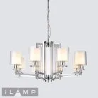 Подвесная люстра iLamp RM6201-8 CR+CL KING