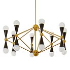 Люстра на штанге Robert Abbey CARACAS Chandeliert ImperiumLoft 73441-22 40.890