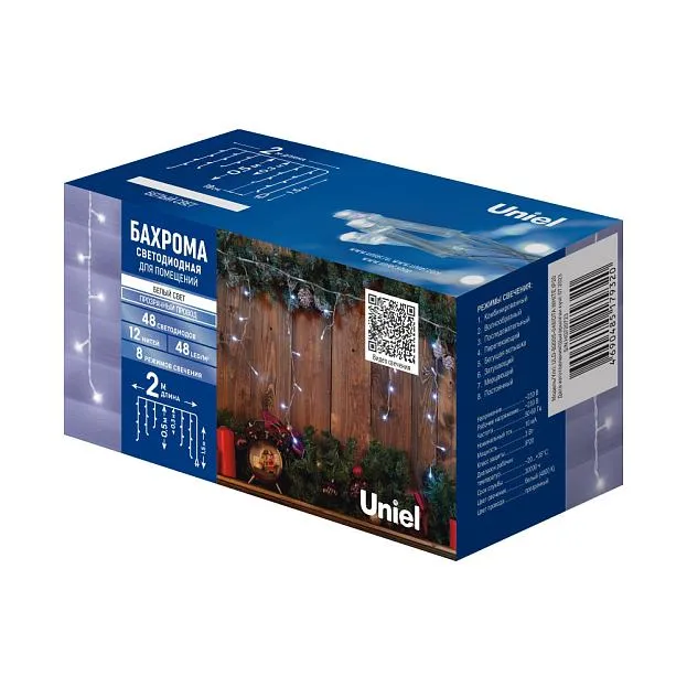 Гирлянда Uniel ULD-B2005-048/DTA WHITE IP20