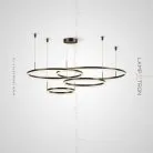 Кольцевые люстры и светильники CRUISE BLACK LUX Lampatron 5748-15125