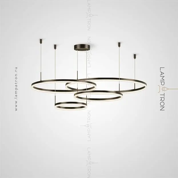 Кольцевые люстры и светильники CRUISE BLACK LUX Lampatron 5748-15125 Кольцевые люстры и светильники CRUISE BLACK LUX Lampatron 5748-15125