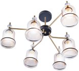 Потолочная люстра Imex MD.4889-6-S AB+BK