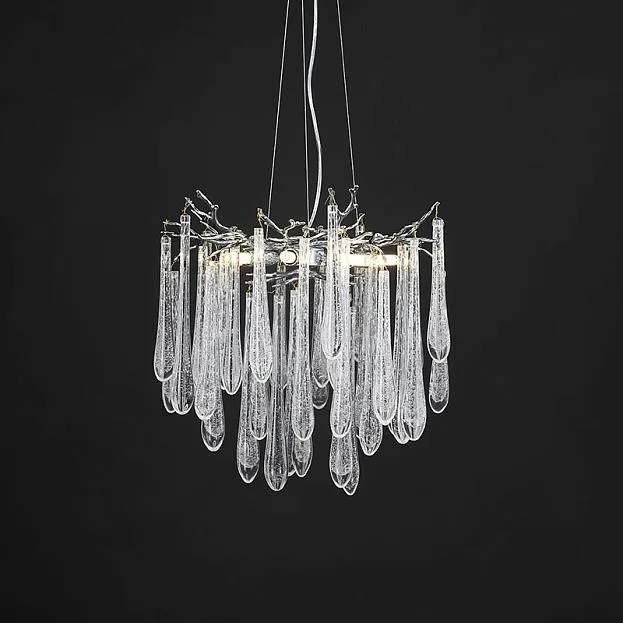 Подвесная люстра DEWDROPS D46 Chrome ImperiumLoft 343364-23 f-dewdrops-6-chrome