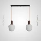 Готовая комбинация светильников DAGFIN DUO Цвет Черный Lampatron 7417-20511