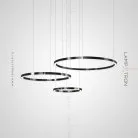 Кольцевые люстры и светильники CRUISE BLACK Lampatron 5985-15891