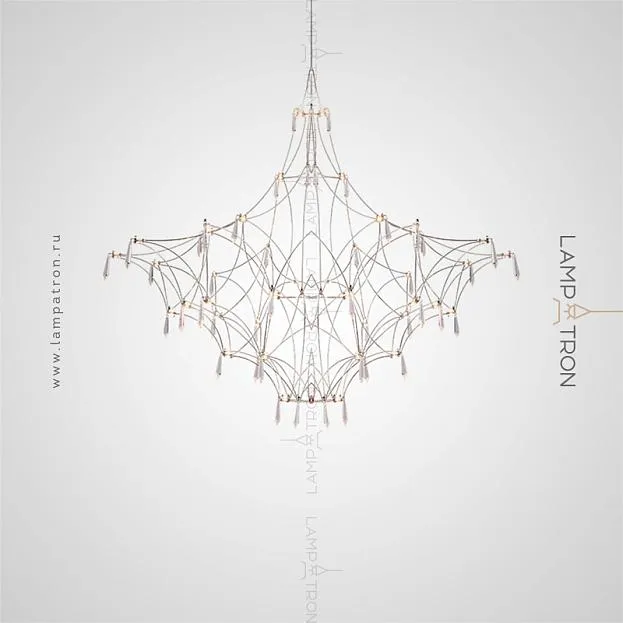 Люстра MARQUISE Размер M. Цвет хром Lampatron 5660-23659 Люстра MARQUISE Размер M. Цвет хром Lampatron 5660-23659