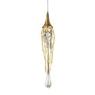 Подвесной светильник Delight Collection P68009S-1G gold Goddess Tears