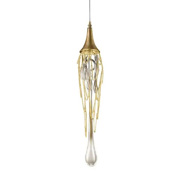 Подвесной светильник Delight Collection P68009S-1G gold Goddess Tears Подвесной светильник Delight Collection P68009S-1G gold Goddess Tears