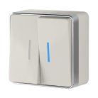 Выключатель двухклавишный с подсветкой Werkel W5020103 Gallant (слоновая кость) a051550