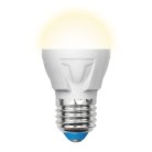 Лампочка светодиодная Uniel LED-G45 7W/WW/E27/FR PLP01WH картон