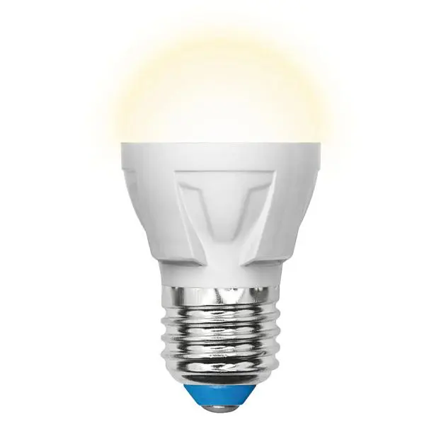 Лампочка светодиодная Uniel LED-G45 7W/WW/E27/FR PLP01WH картон Лампочка светодиодная Uniel LED-G45 7W/WW/E27/FR PLP01WH картон