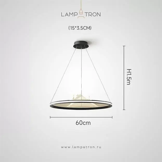 Кольцевые люстры и светильники OSMO Размер M Lampatron 8667-24217 Кольцевые люстры и светильники OSMO Размер M Lampatron 8667-24217
