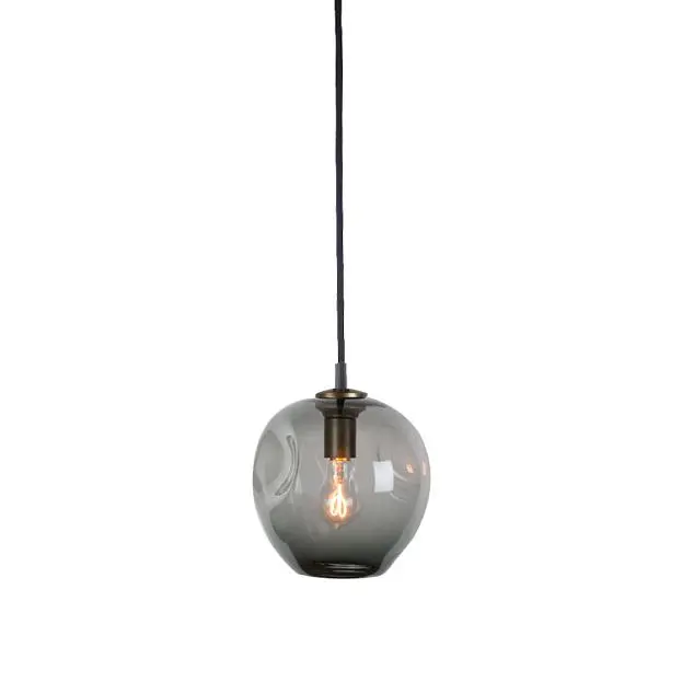 Подвесной светильник Delight Collection KG0579P-1 brass/smoky Bubble Подвесной светильник Delight Collection KG0579P-1 brass/smoky Bubble