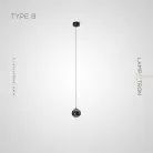 Подвесной светильник VEDEL Тип B. Цвет Жемчужно-Черный Lampatron 7751-21772