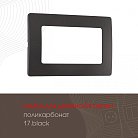 Рамка из поликарбоната для двойной розетки Arte Milano 517.17-double.black am