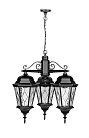 Уличный светильник подвесной Oasis Light 91470M/3 cover Bl ромб ASTORIA 2M
