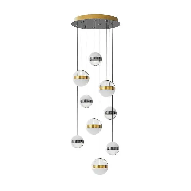 Люстра каскадная LED 84W 4000K 4800лм Odeon light 5037/84L RONI