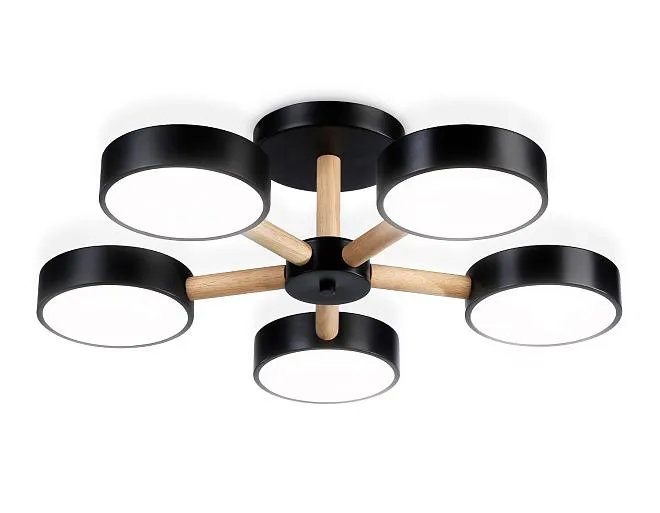 Потолочная люстра на штанге светодиодная с пультом Ambrella light FL4828 Comfort