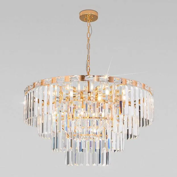 Подвесная люстра Eurosvet 10130/10 золото Elegante a060643