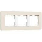 Рамка Werkel W0033066 Split айвори/белый, soft-touch a067256