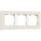 Рамка Werkel W0033066 Split айвори/белый, soft-touch a067256