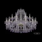 Люстра хрустальная Bohemia 1410/12+6/300 G V7010