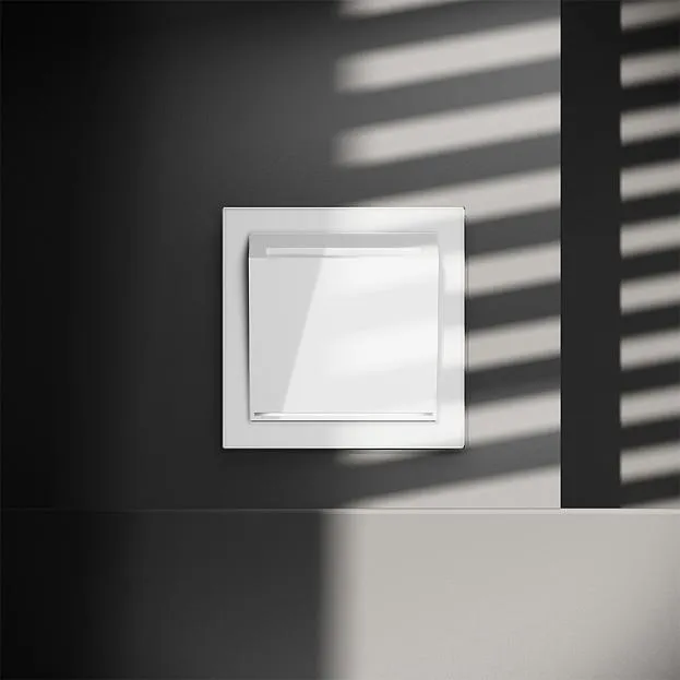 Выключатель встраиваемый карточный 16А, (белый глянцевый) Voltum VLS010701 S70