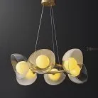 Кольцевые люстры и светильники ROMANUS 6 плафонов Lampatron romanus-6 8602-23973