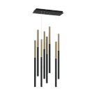 Подвесной светодиодный светильник LeDron HL012-8 Wooden 300 Black