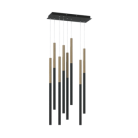 Подвесной светодиодный светильник LeDron HL012-8 Wooden 300 Black