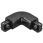Соединитель трековый трехфазный L-образный Lightstar 504127 BARRA