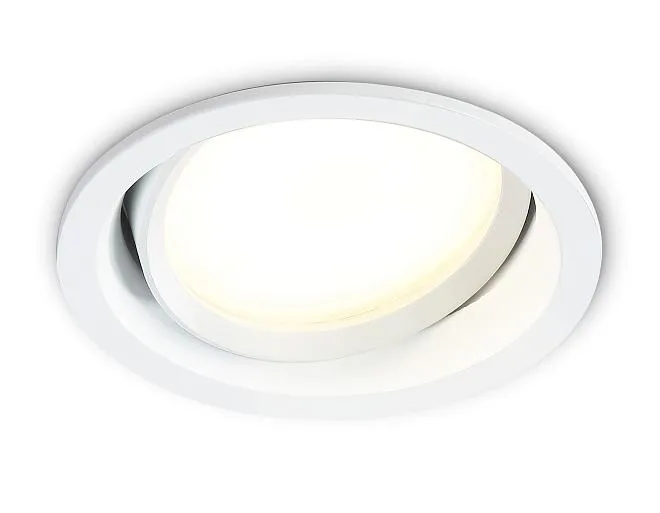 Встраиваемый светильник Ambrella light TN6651 WH белый IP44 GX53 D110*48