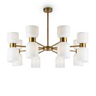 Люстра на штанге Freya FR5203PL-16BS Savia