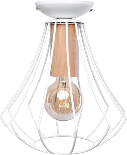 Потолочный светильник Imex MD.9053-1-S-WH+WOOD Потолочный светильник Imex MD.9053-1-S-WH+WOOD