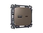 Комплект механизма розетки Ambrella Volt MO641010 QUANT