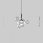 Подвесной светильник BUBBLE B BLACK LUX 1 подвес Lampatron bubble-b-black-lux-1 8326-22693