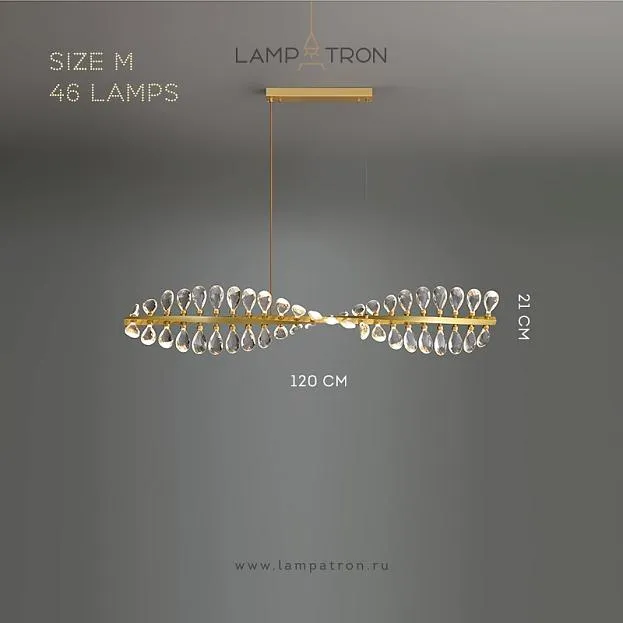 Реечный, рядный светильник GLORIOLE TWIRL LINE Размер M. 46 LED. Lampatron gloriole-twirl-line-m 9130-26014 Реечный, рядный светильник GLORIOLE TWIRL LINE Размер M. 46 LED. Lampatron gloriole-twirl-line-m 9130-26014
