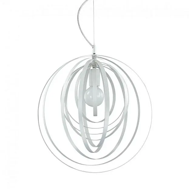 Подвесной светильник Ideal Lux 103723 DISCO SP1 BIANCO Подвесной светильник Ideal Lux 103723 DISCO SP1 BIANCO