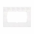 Двойная рамка Werkel W0082301 Flock белый a050807